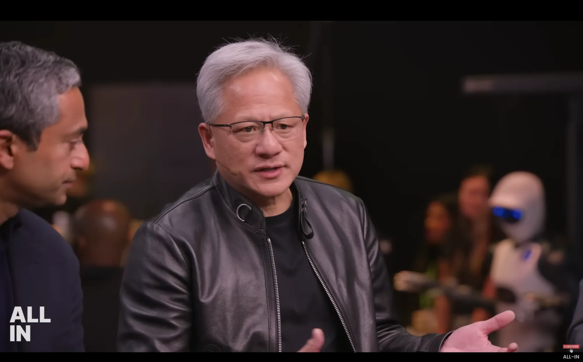 黃仁勳在 All-In 訪談中談論 AI